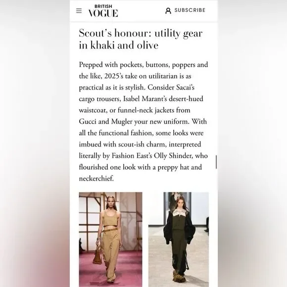 Max Jeans Olive Green long Utility Cargo Vest with pockets barn jacket size S - Picture 12 of 12